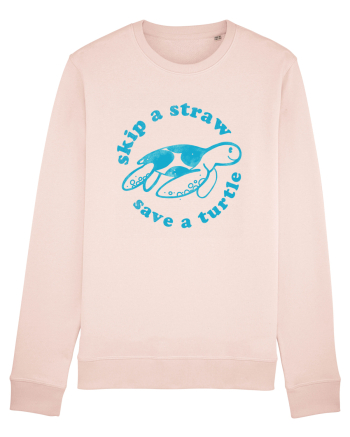 Skip a Straw Save a Turtle Candy Pink