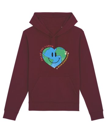 Treat the Earth with Kindness Burgundy