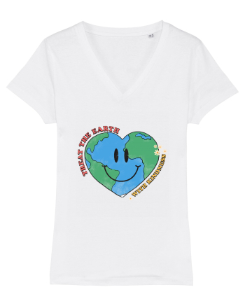 Treat the Earth with Kindness White