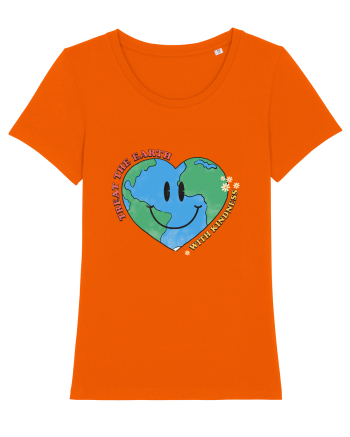 Treat the Earth with Kindness Bright Orange