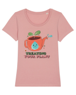 Energy Saving Tricou mânecă scurtă guler larg fitted Damă Expresser