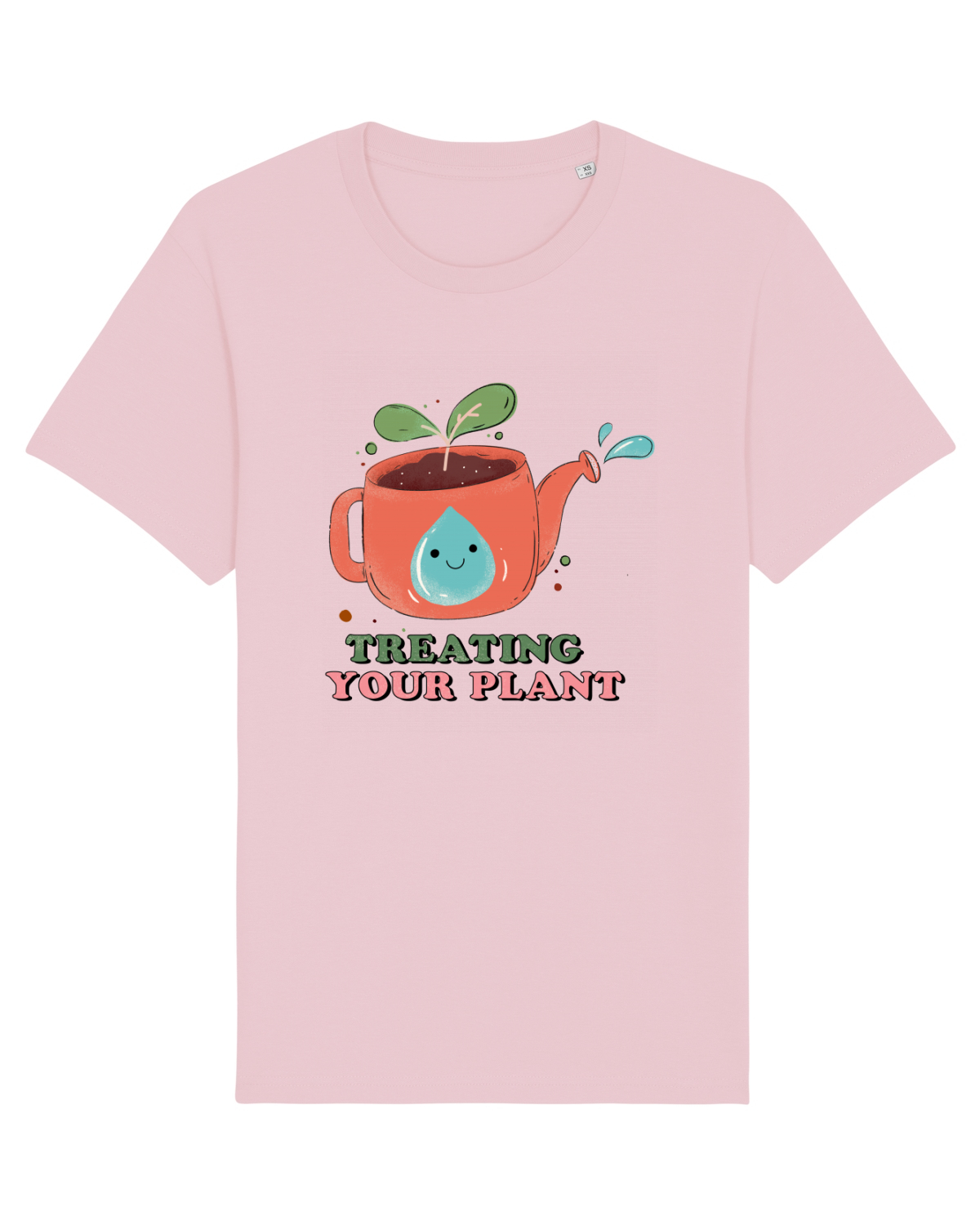 Tricou mânecă scurtă Unisex Rocker Cotton Pink
