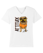 Cu atitudine - Attitude matters Tricou mânecă scurtă guler V Bărbat Presenter