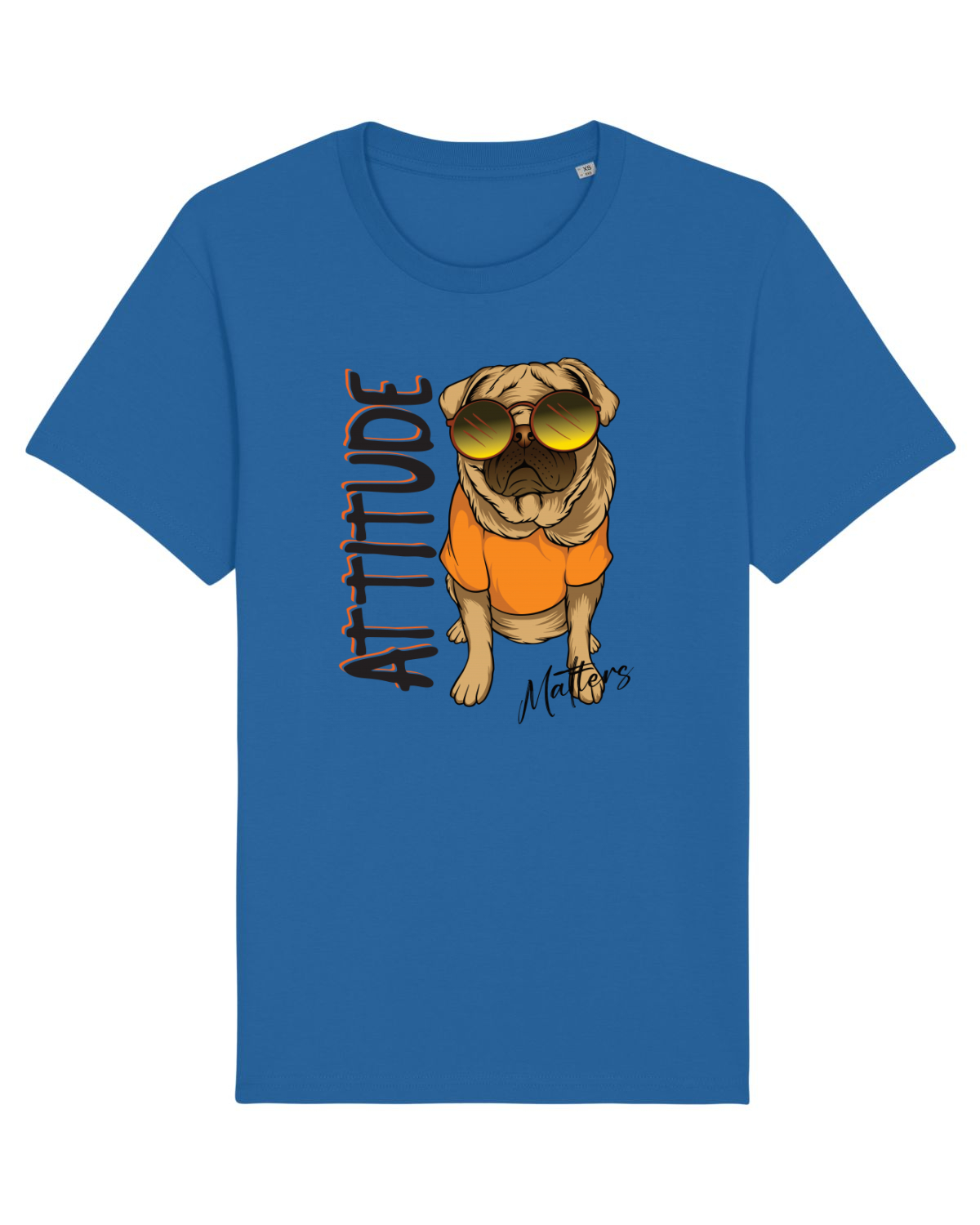 Tricou mânecă scurtă Unisex Rocker Royal Blue