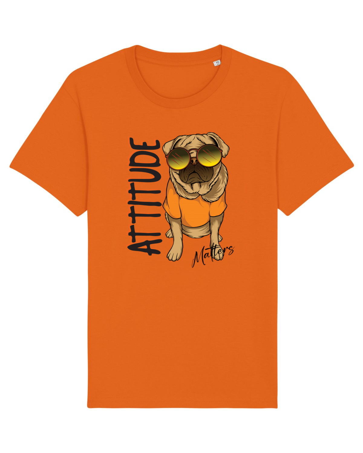 Tricou mânecă scurtă Unisex Rocker Bright Orange
