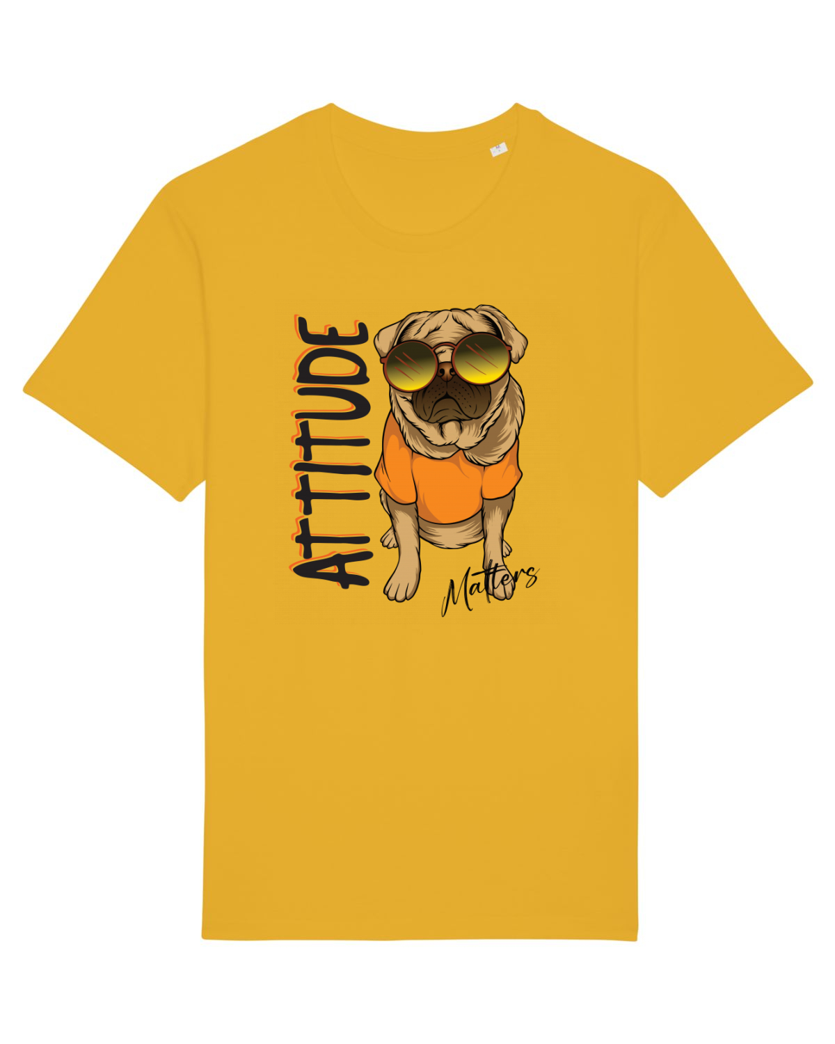 Tricou mânecă scurtă Unisex Rocker Spectra Yellow
