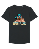 Cu atitudine - Beach please Tricou mânecă scurtă guler larg Bărbat Skater