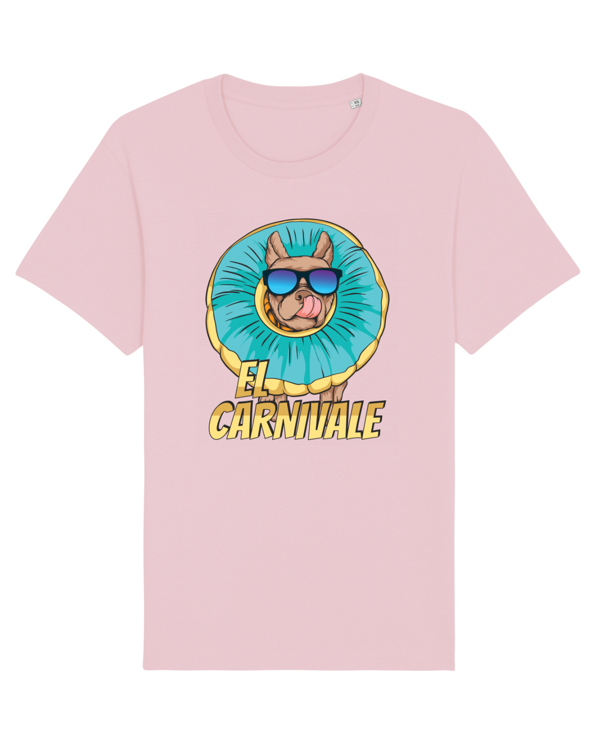 Tricou mânecă scurtă Unisex Rocker Cotton Pink