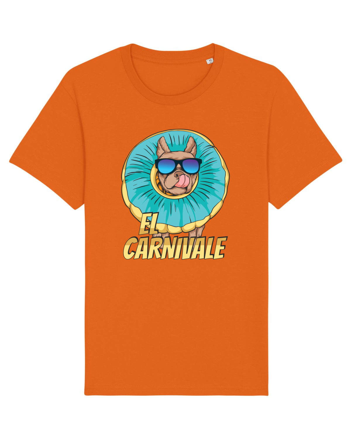 Tricou mânecă scurtă Unisex Rocker Bright Orange