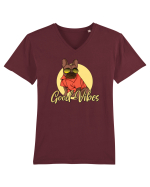 Cu atitudine - Good vibes Tricou mânecă scurtă guler V Bărbat Presenter