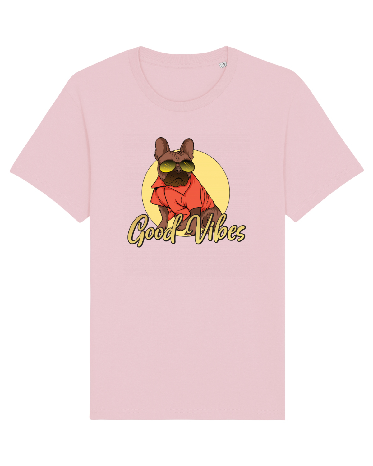 Tricou mânecă scurtă Unisex Rocker Cotton Pink