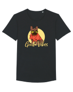 Cu atitudine - Good vibes Tricou mânecă scurtă guler larg Bărbat Skater