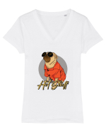 Cu atitudine - Hot stuff Tricou mânecă scurtă guler V Damă Evoker