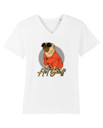 Cu atitudine - Hot stuff Tricou mânecă scurtă guler V Bărbat Presenter