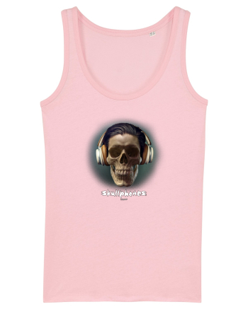 Craniu cu casti - skullphones 01 Cotton Pink