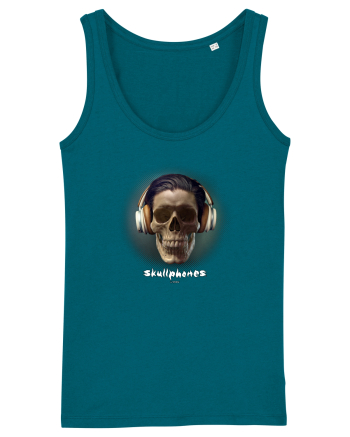Craniu cu casti - skullphones 01 Ocean Depth