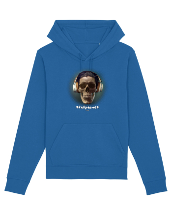 Craniu cu casti - skullphones 01 Royal Blue