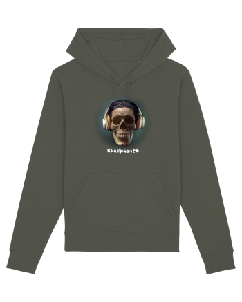 Craniu cu casti - skullphones 01 Khaki