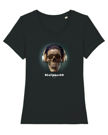 Craniu cu casti - skullphones 01 Black