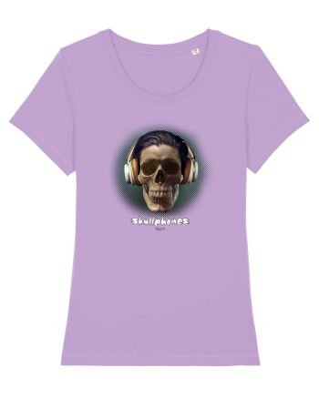 Craniu cu casti - skullphones 01 Lavender Dawn