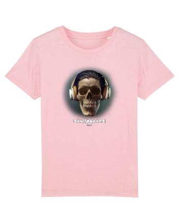 Craniu cu casti - skullphones 01 Cotton Pink