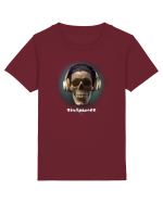 Craniu cu casti - skullphones 01 Tricou mânecă scurtă  Copii Mini Creator