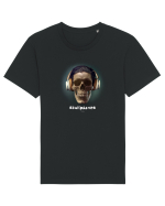 Craniu cu casti - skullphones 01 Tricou mânecă scurtă Unisex Rocker