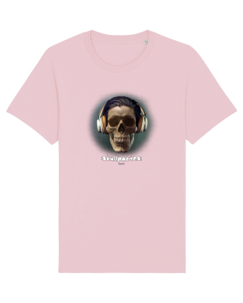 Craniu cu casti - skullphones 01 Cotton Pink