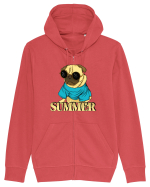 Cu atitudine - Summer Hanorac cu fermoar Unisex Connector