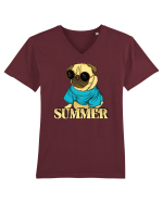 Cu atitudine - Summer Tricou mânecă scurtă guler V Bărbat Presenter