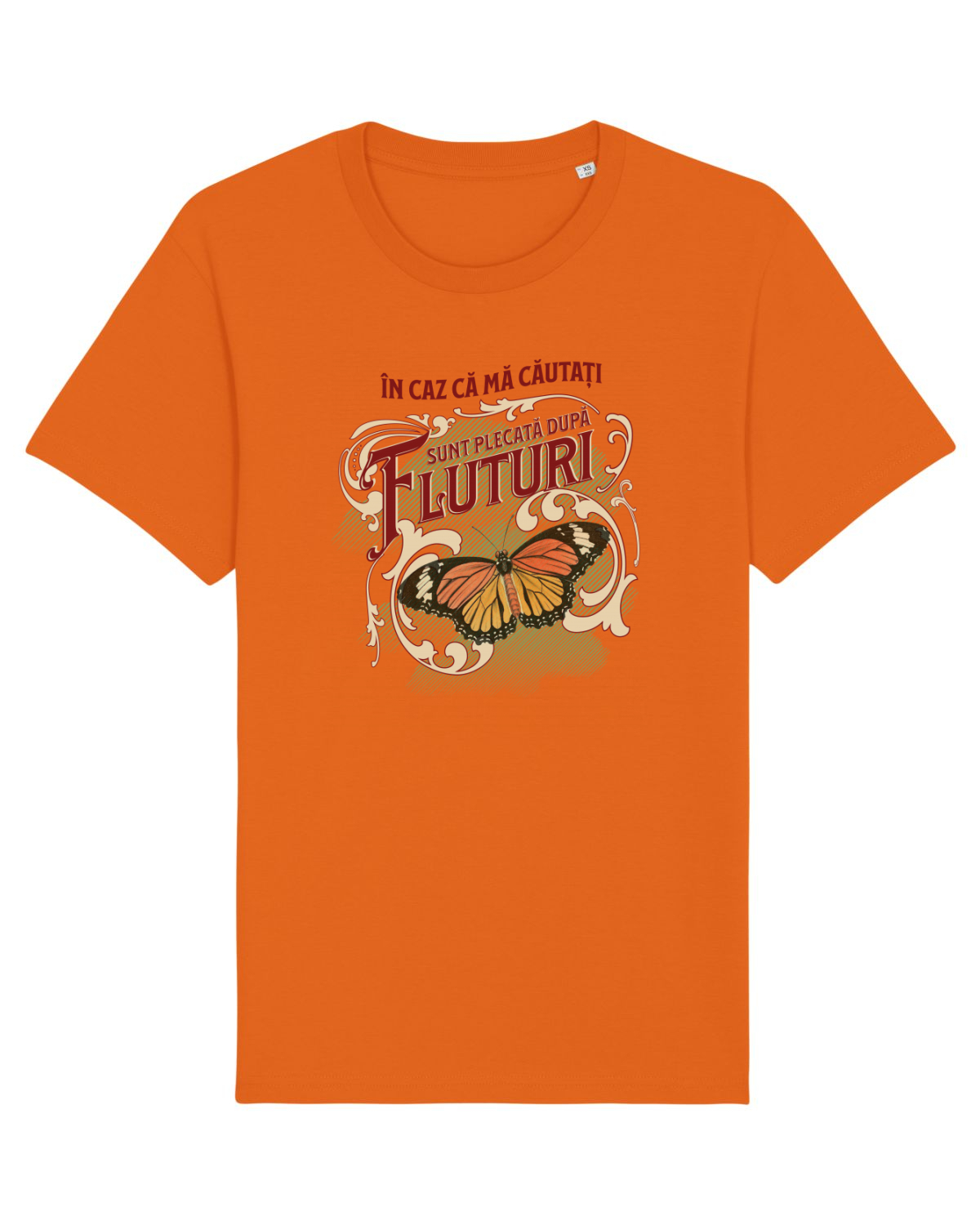 Tricou mânecă scurtă Unisex Rocker Bright Orange