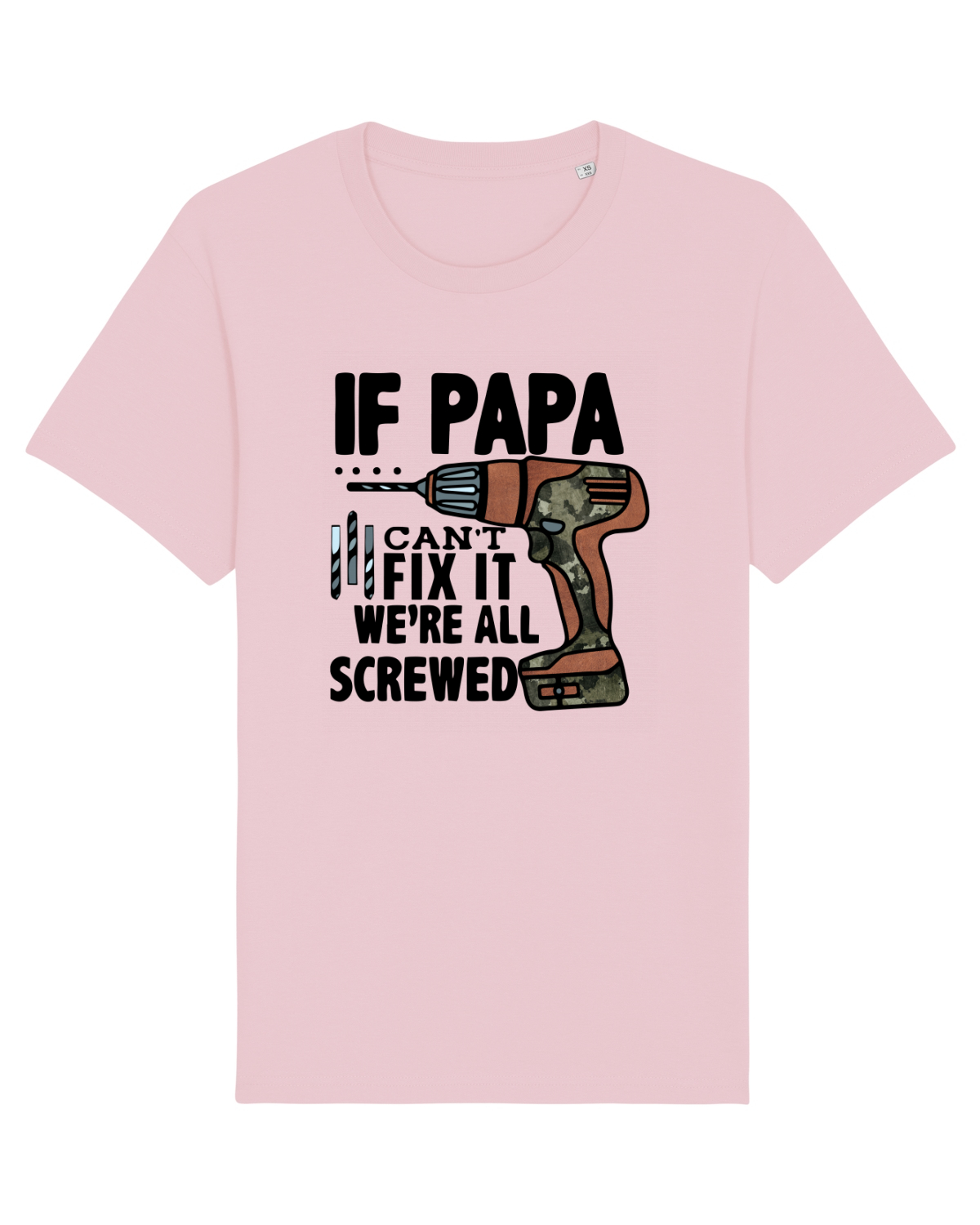 Tricou mânecă scurtă Unisex Rocker Cotton Pink