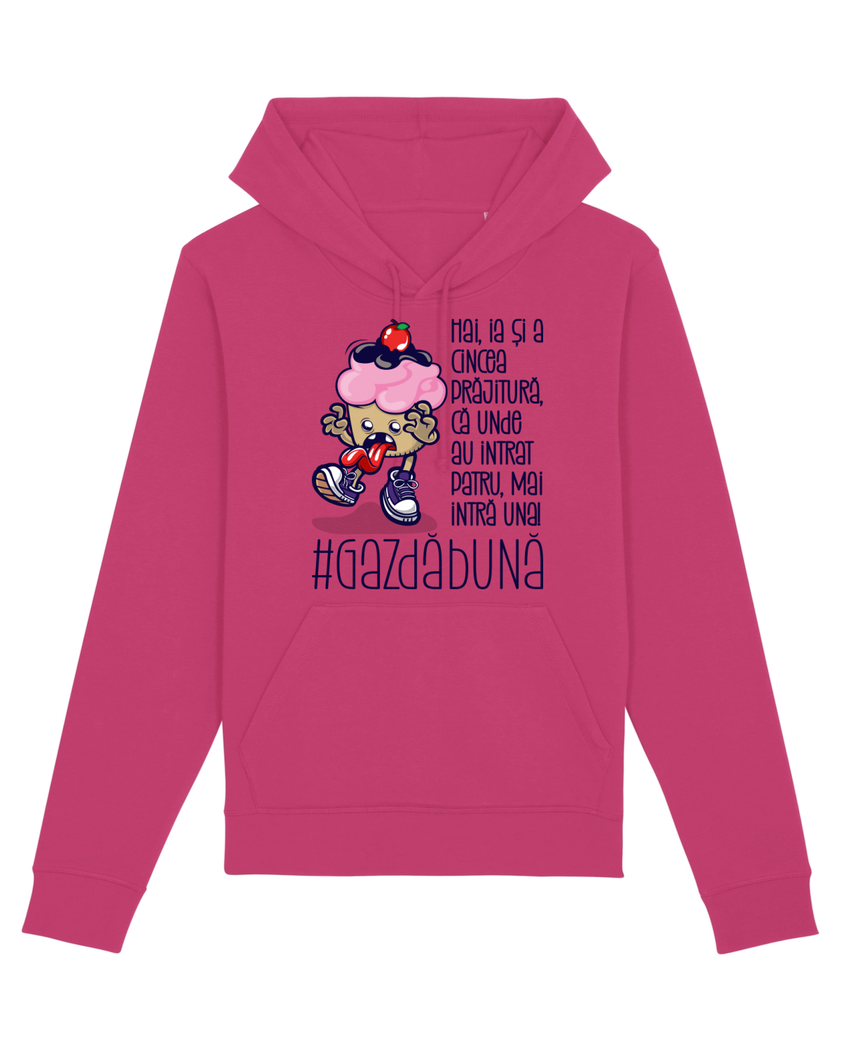 Hanorac Unisex Drummer Raspberry
