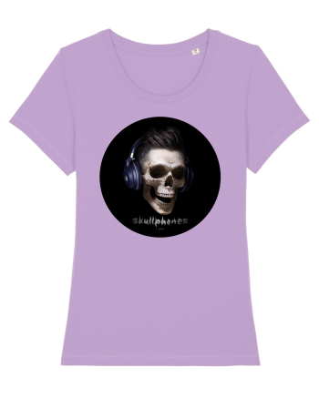 Craniu cu casti - skullphones 13 Lavender Dawn