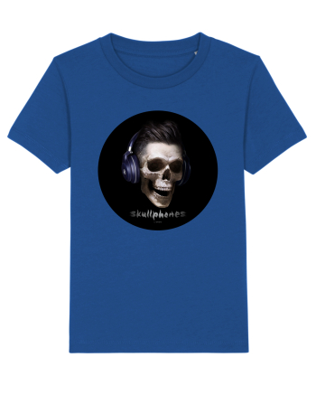 Craniu cu casti - skullphones 13 Majorelle Blue