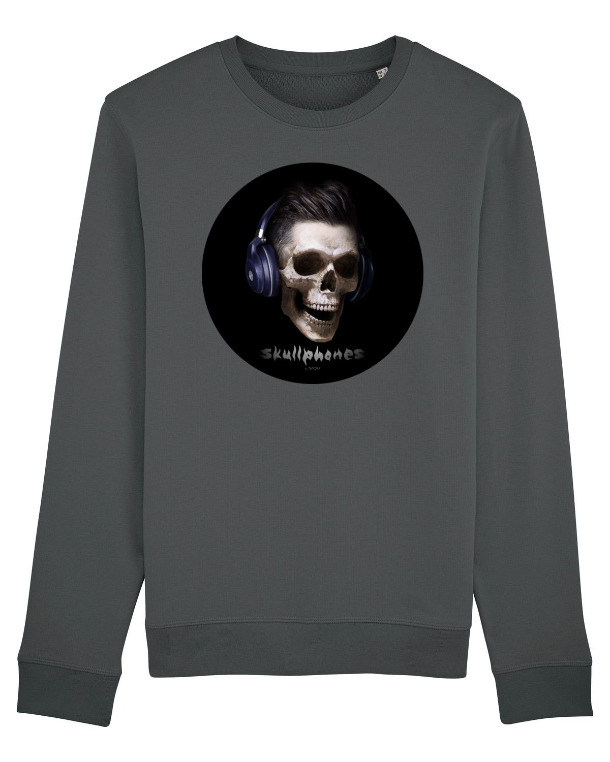 Bluză mânecă lungă Unisex Rise Anthracite