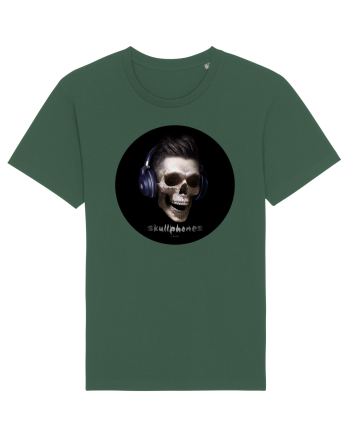 Craniu cu casti - skullphones 13 Bottle Green