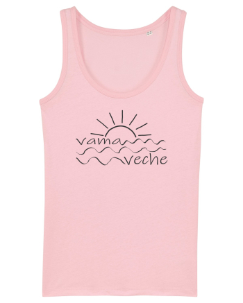 Vama Veche Waves Cotton Pink