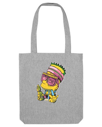 Bart Simpson Heather Grey
