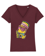 Bart Simpson Tricou mânecă scurtă guler V Damă Evoker