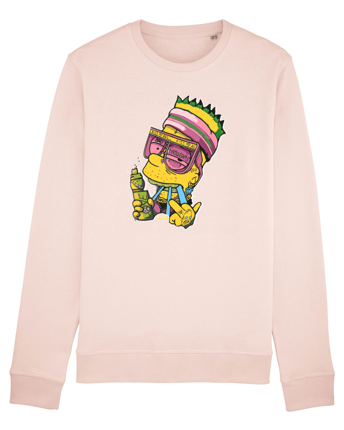 Bluză mânecă lungă Unisex Rise Candy Pink