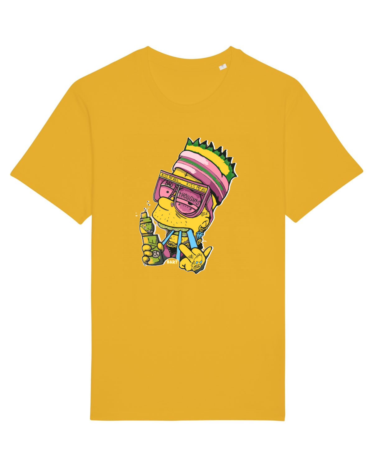 Tricou mânecă scurtă Unisex Rocker Spectra Yellow