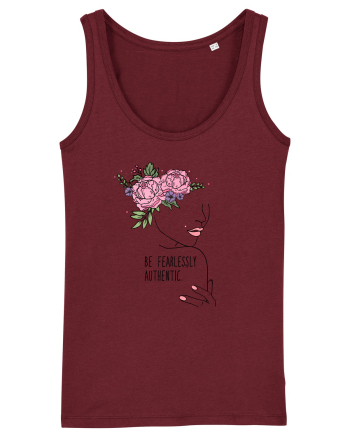 Be fearlessly authentic Burgundy