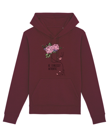Be fearlessly authentic Burgundy
