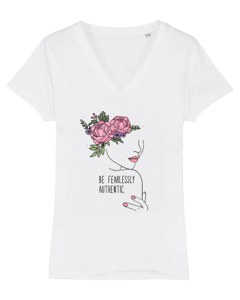 Be fearlessly authentic White