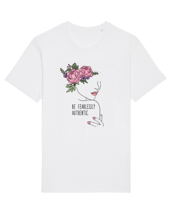 Be fearlessly authentic White