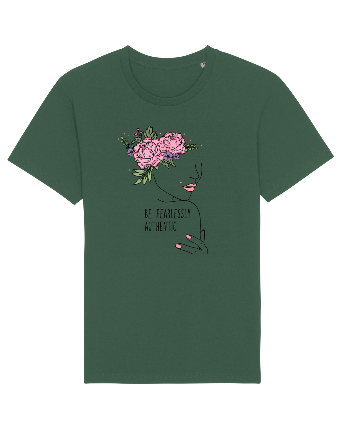 Tricou mânecă scurtă Unisex Rocker Bottle Green