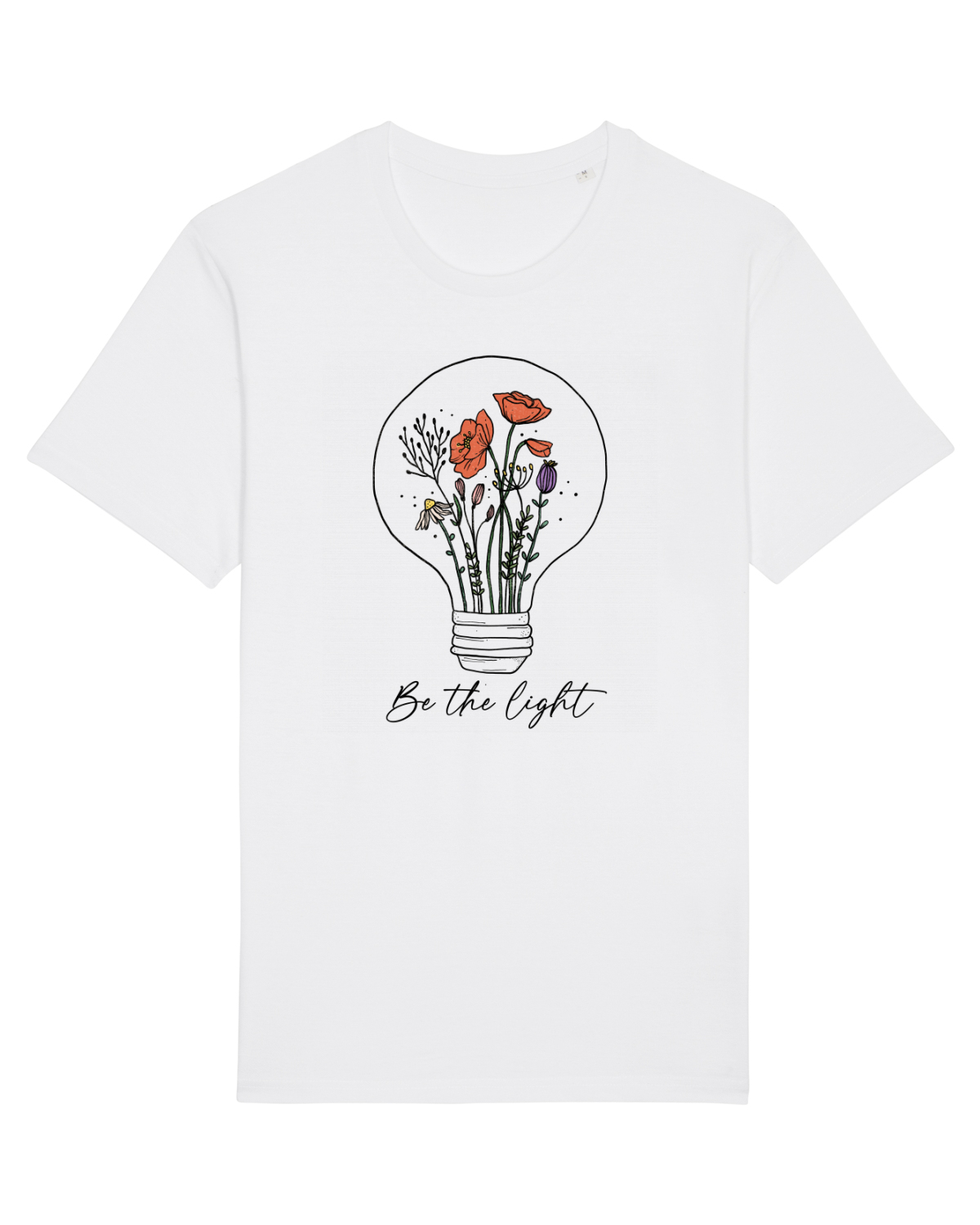 Tricou mânecă scurtă Unisex Rocker White