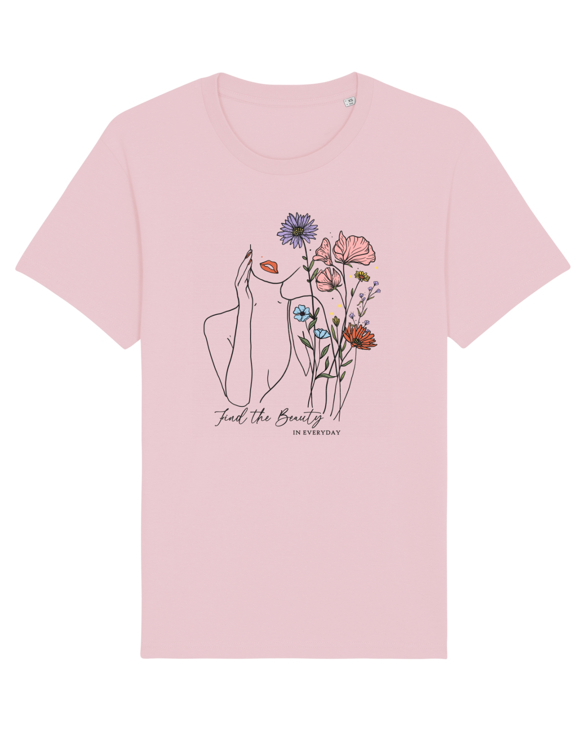 Tricou mânecă scurtă Unisex Rocker Cotton Pink