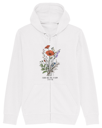 Flowers need time to bloom, so do you White